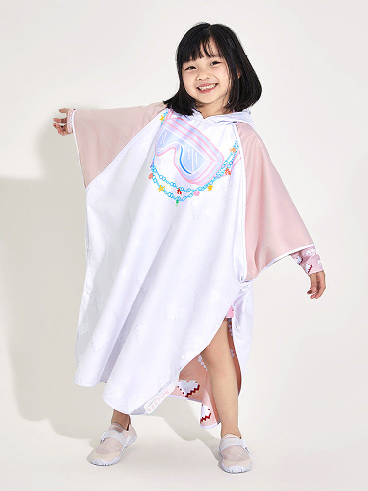 Kids Quick-Dry Poncho Changing Towel