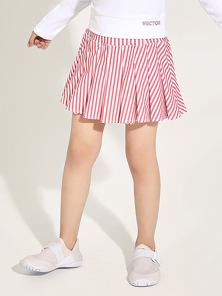 Girls Pleated Swim Skirt