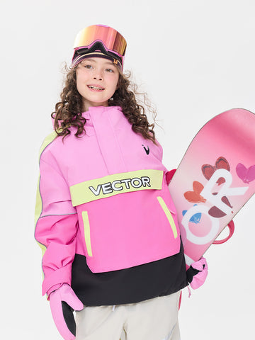 Kids' Neon 2L Oversized Insulated Pullover Jacket
