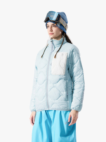 【美品】S.I.O　MIDLAYER INSULATED JACKET　M　水色 97_7af70197-285f-4559-9088-