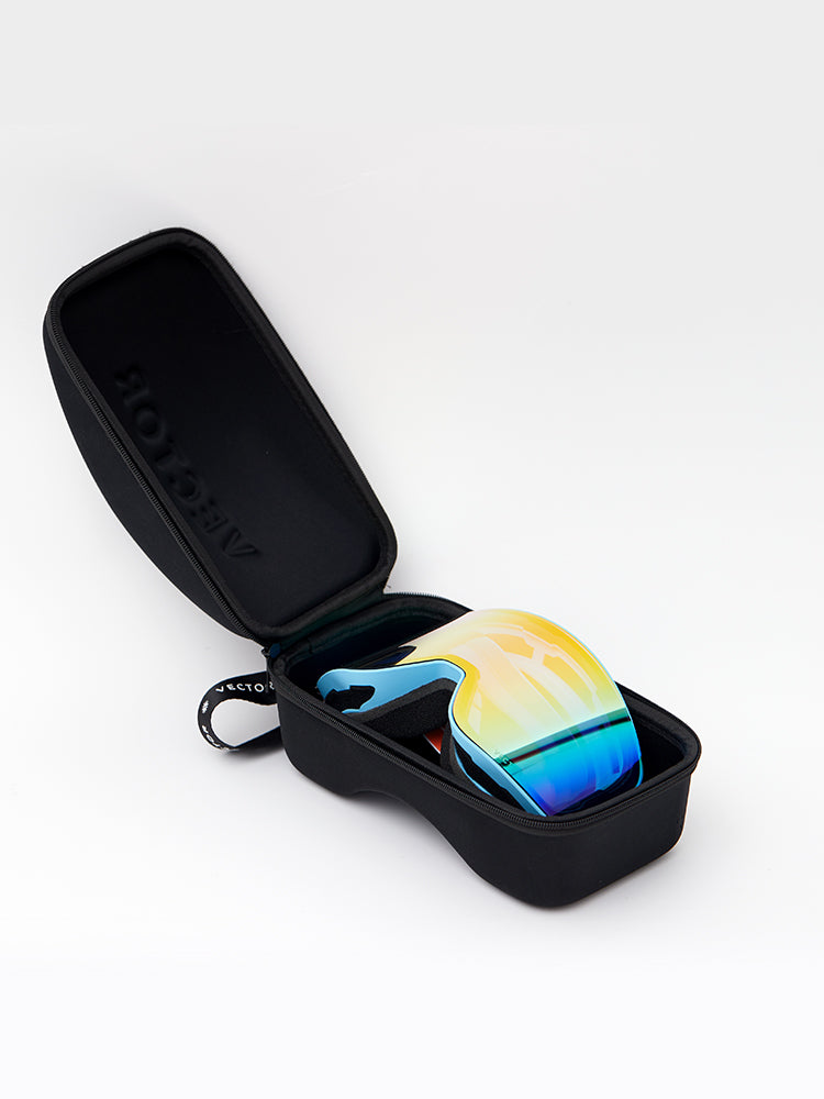 Vector Universal Ski & Snowboard Goggle Case Safety Waterproof Glasses ...