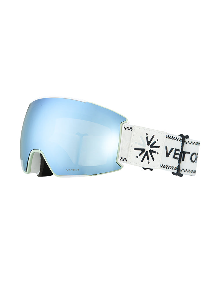  VLT 9.6% Blue Lens-White Strap