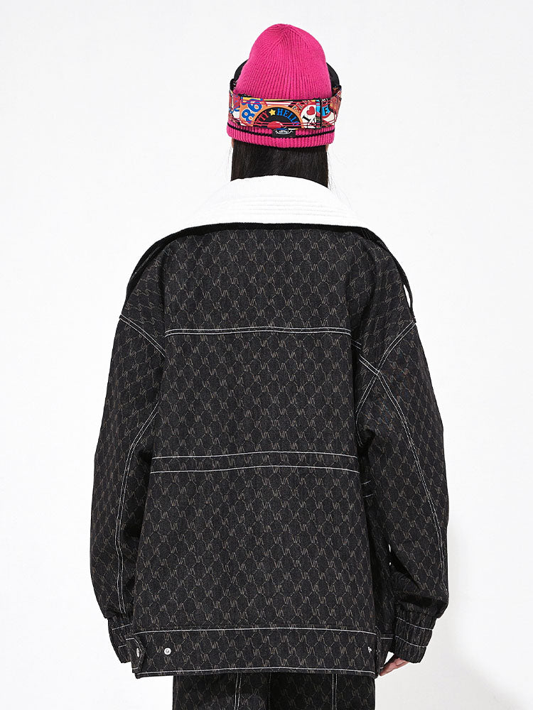 VECTOR-Women's Dusk Denim Jacket-black