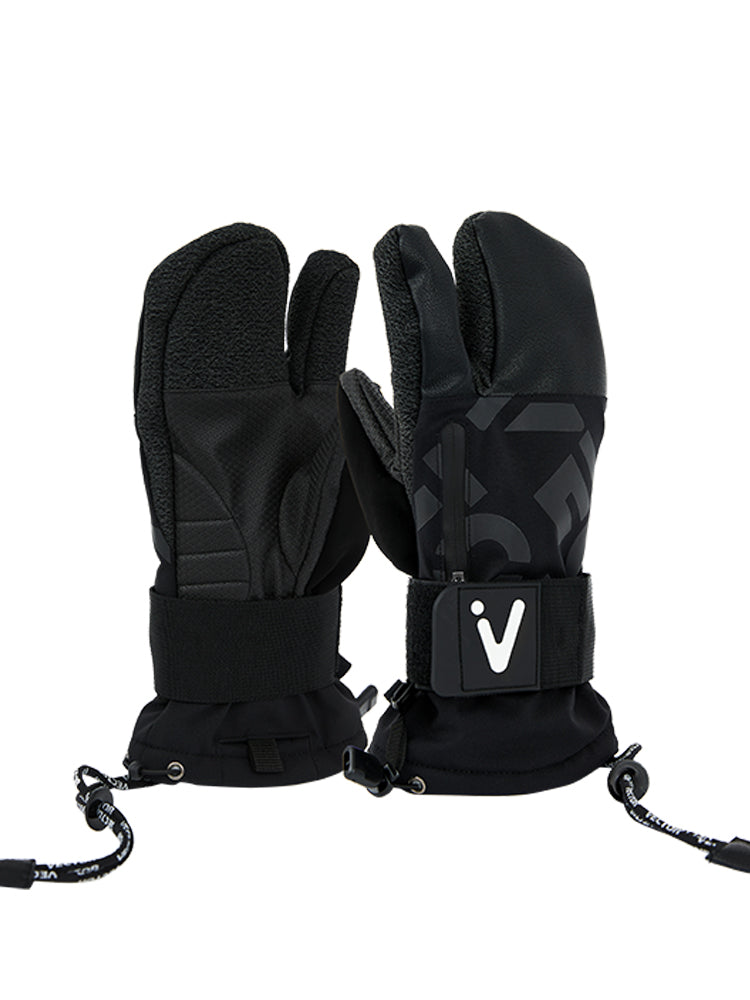 VECTOR-Men's Kevlaråº?3-Finger Ski Gloves-model