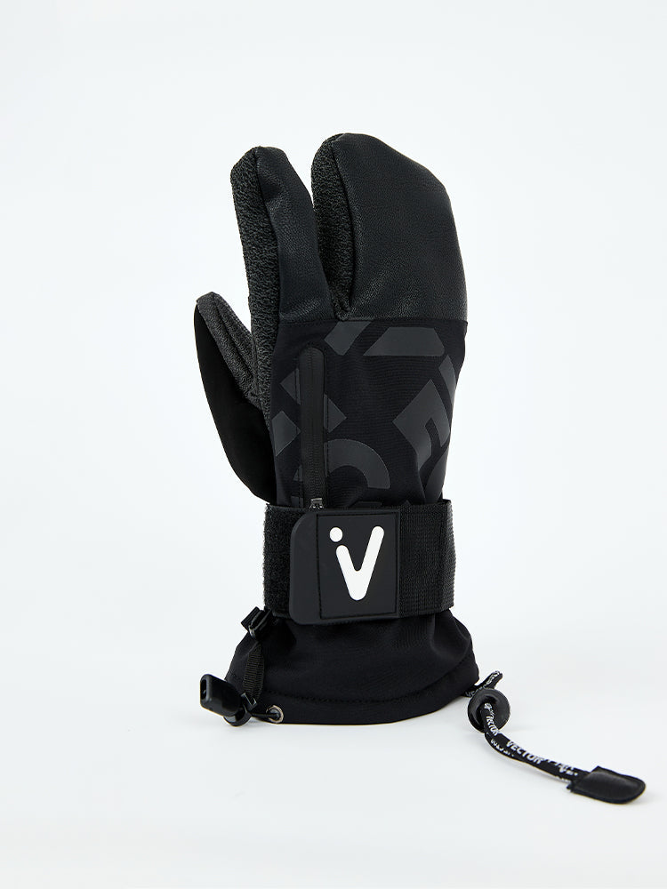 VECTOR-Men's Kevlaråº?3-Finger Ski Gloves-model