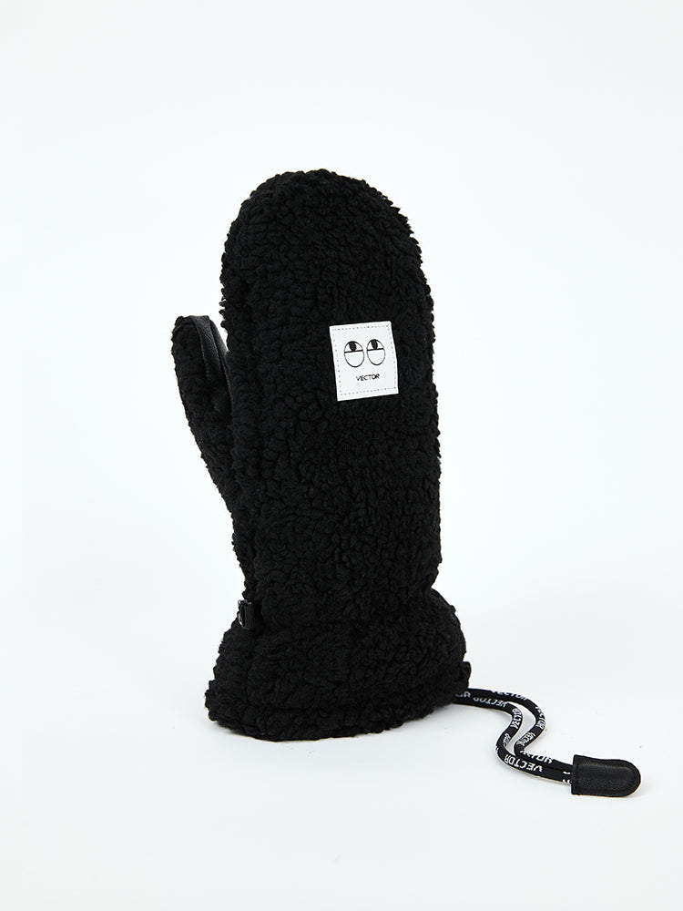 VECTOR-Fluffy Ski Gloves-model