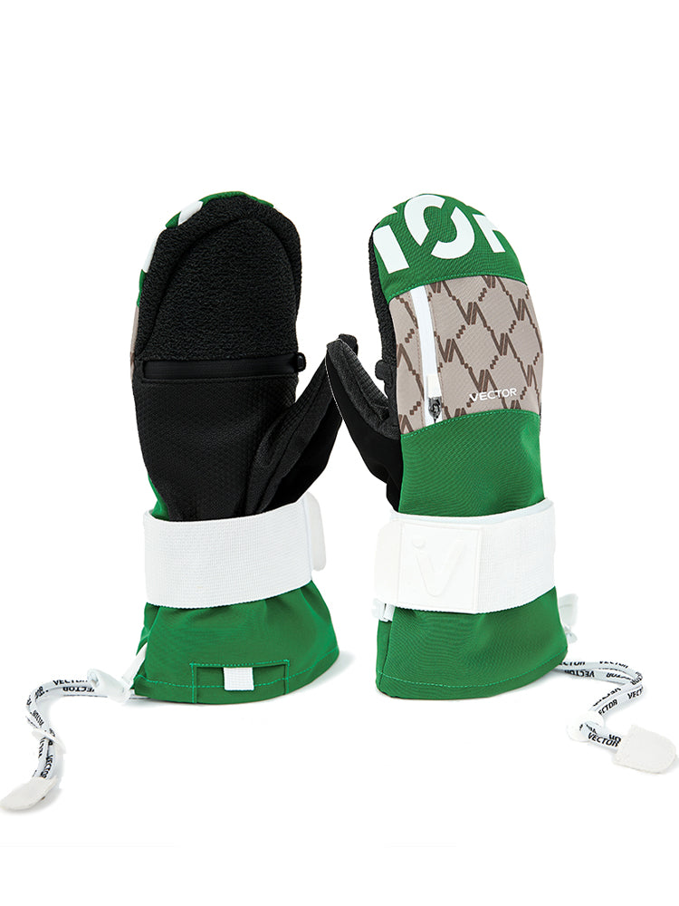 VECTOR-Polar Detachable Ski Gloves-model