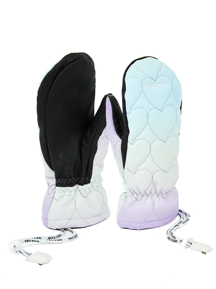 VECTOR-Mossia Quilted Ski Gloves-model