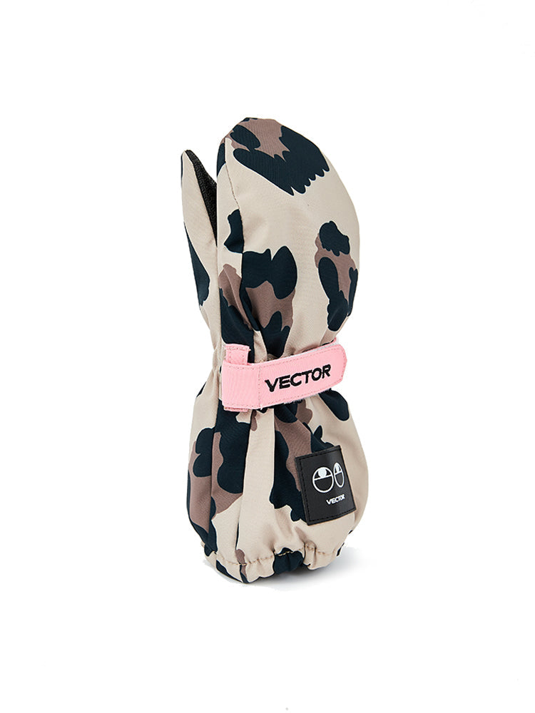 VECTOR-Kids' Classic Ski Mittens-model