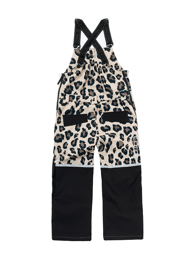 VECTOR-Men's Halo Removable Backline Bib Pants Leopard