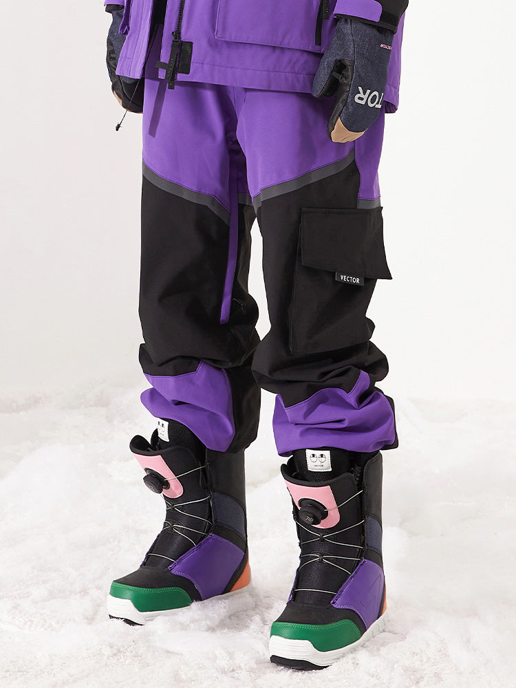 Men's Meteor Cargo Pants Purple