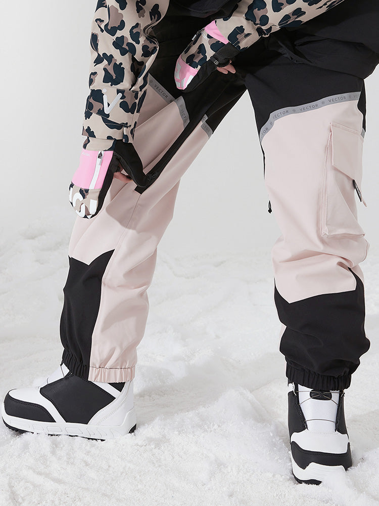 Women's Meteor Cargo Pants Leopard Pink