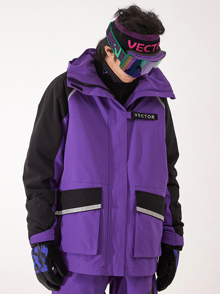 VECTOR-Men's Glow Classic 2L Jacket Purple