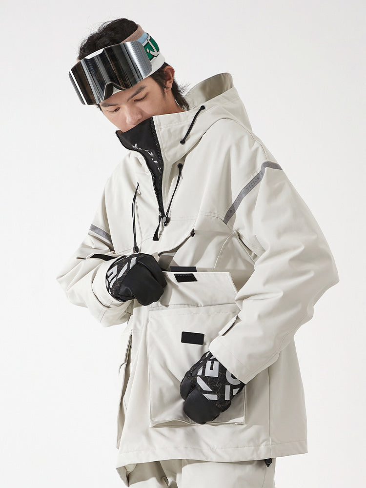 VECTOR-Men's Meteor 2L Anorak Jacket White