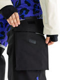 VECTOR-Women's Halo Removable Backline Bib Pants Leopard-violet