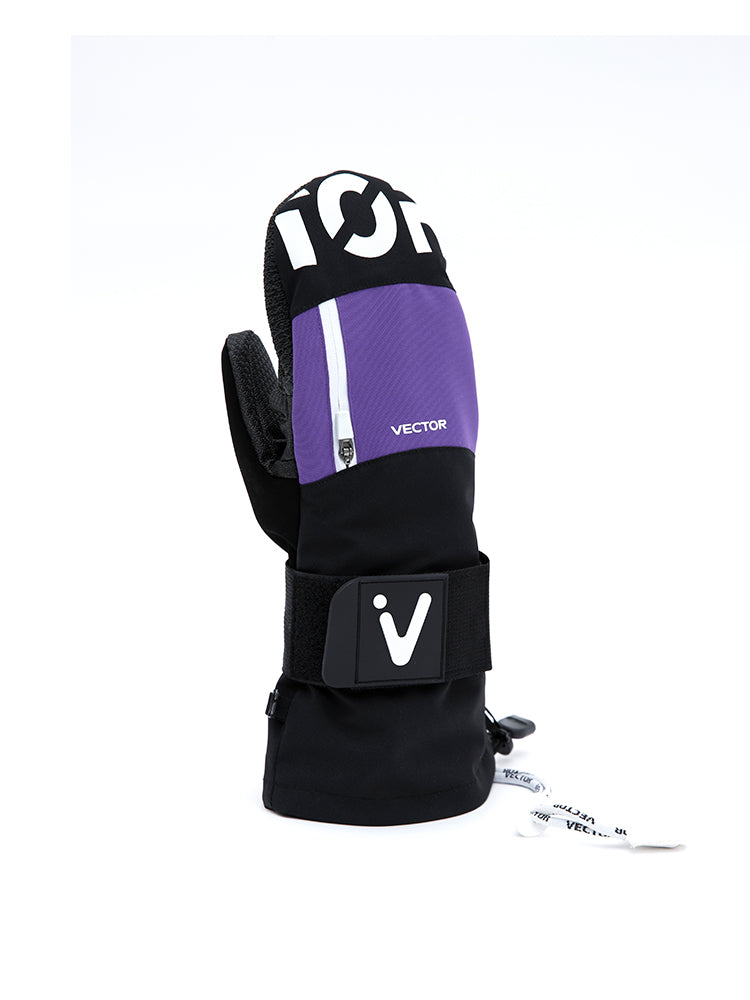 VECTOR-Polar Detachable Ski Gloves-model