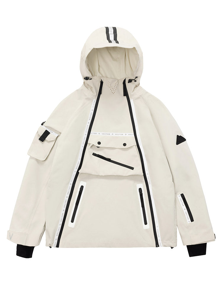 VECTOR-Women's Iconic Expression 2L Jacket-white